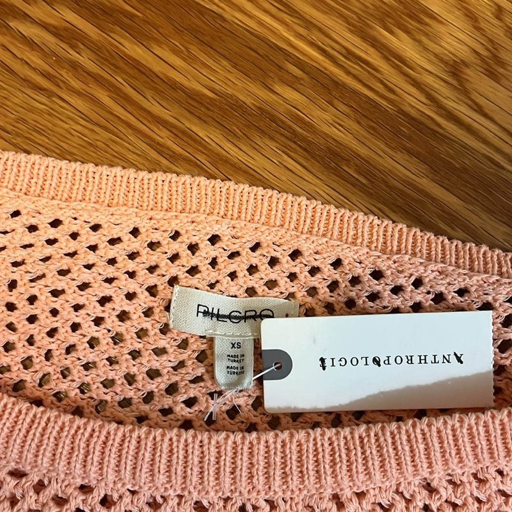 Anthropologie Pilcro Open-Stitch Sweater Size XS NWT - Picture 9 of 14